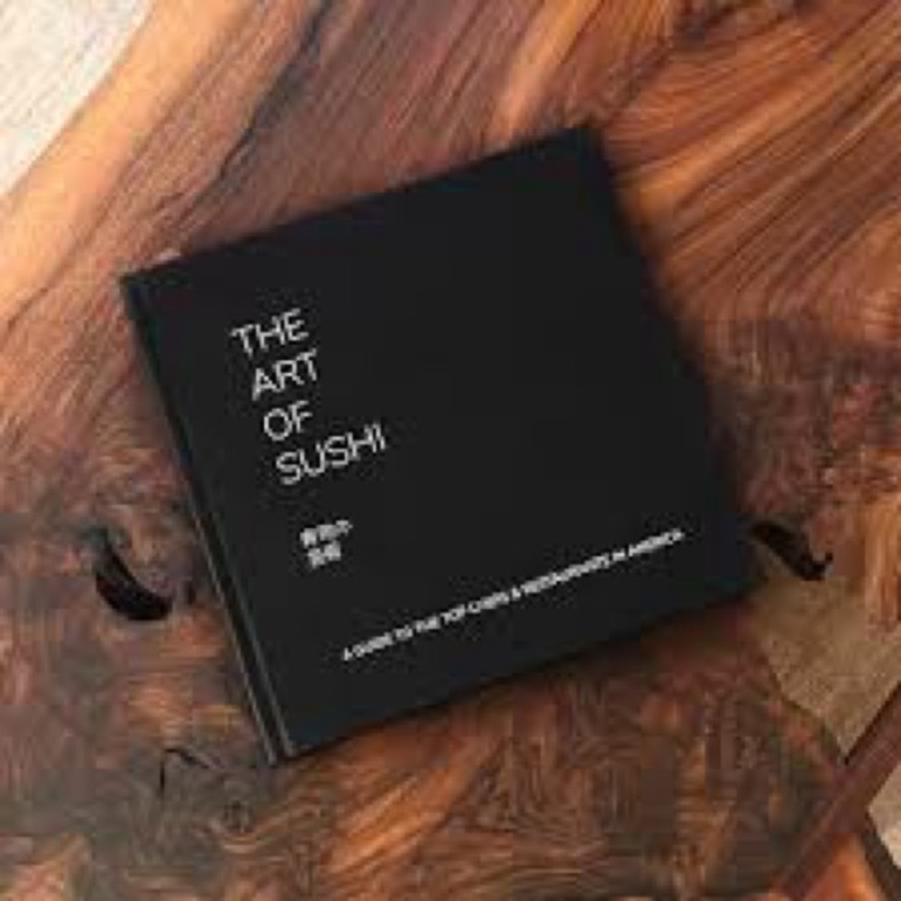 🔵 3/$18 - The Art of Sushi Hardcover Cookbook - Black - NWT